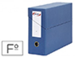 Caja transferencia Pardo Folio lomo 80 mm. azul